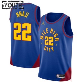 Denver Nuggets Zeke Nnaji 22 Jordan 2022-23 Statement Edition Sininen Pelipaidat Swingman - Lasten